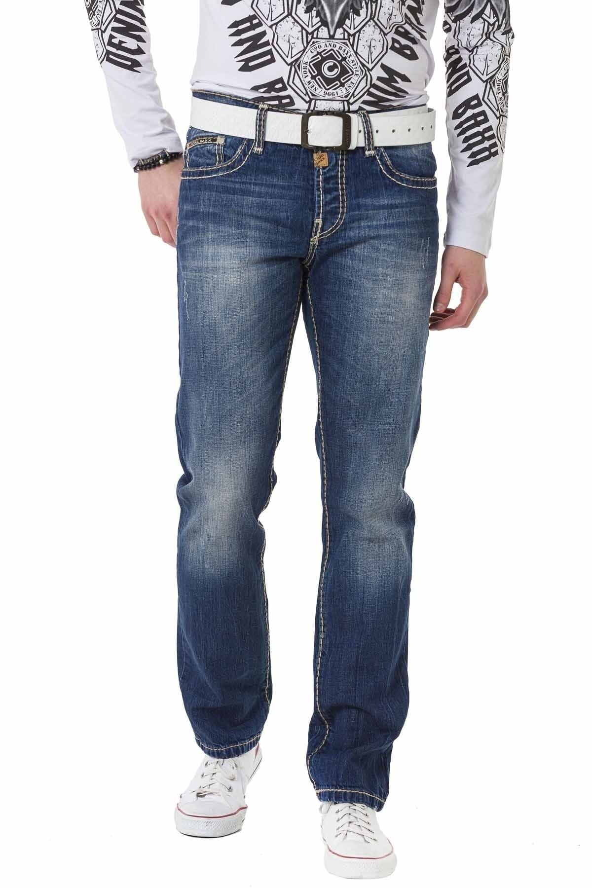 C-0688 men's straight fit jeans