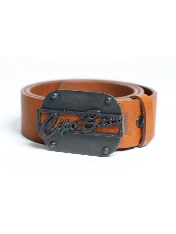 C-2136 Men's Leather Belt, Modern Casual Look with Designer Buckle