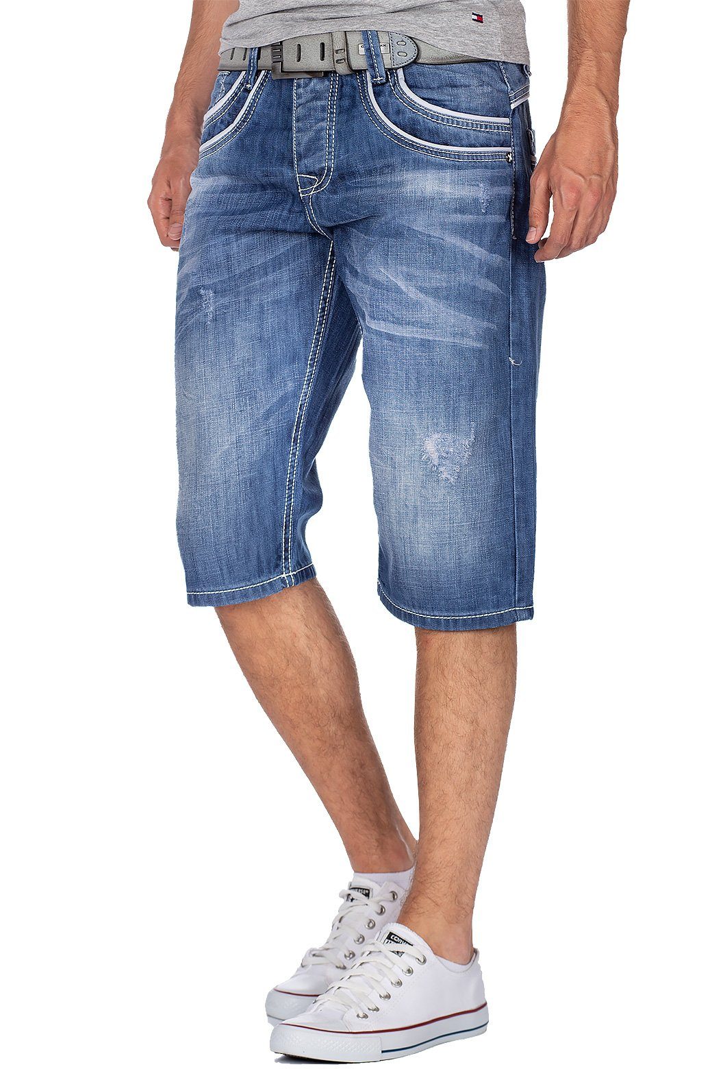 CK114 Men's Capri - Comfortable denim style for summer