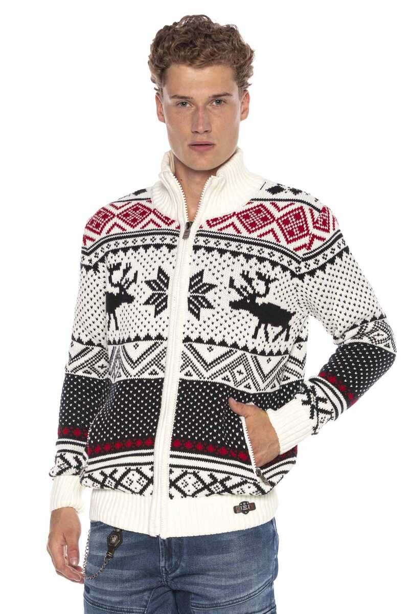 CP232 ECRU MEN'S SWEATER