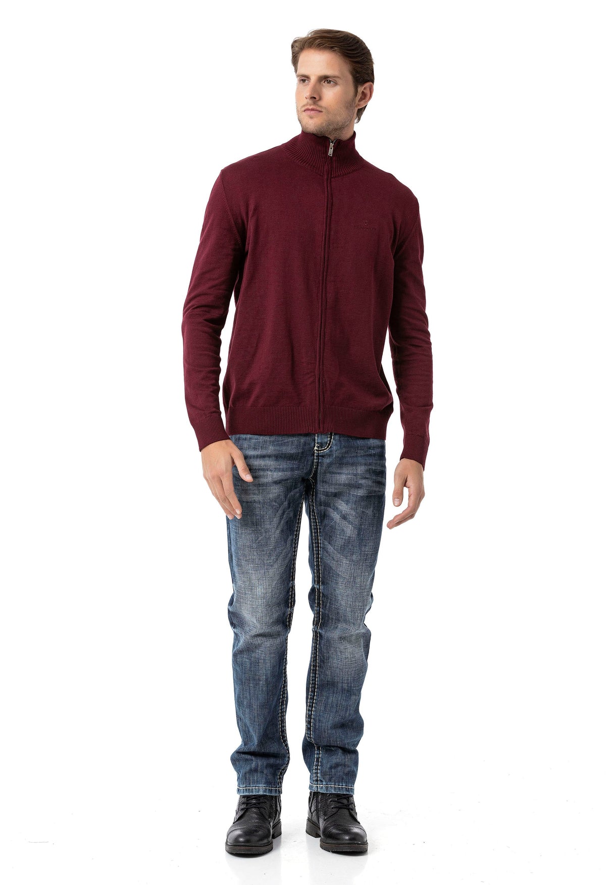 CP282 Men's Cardigan Sweater