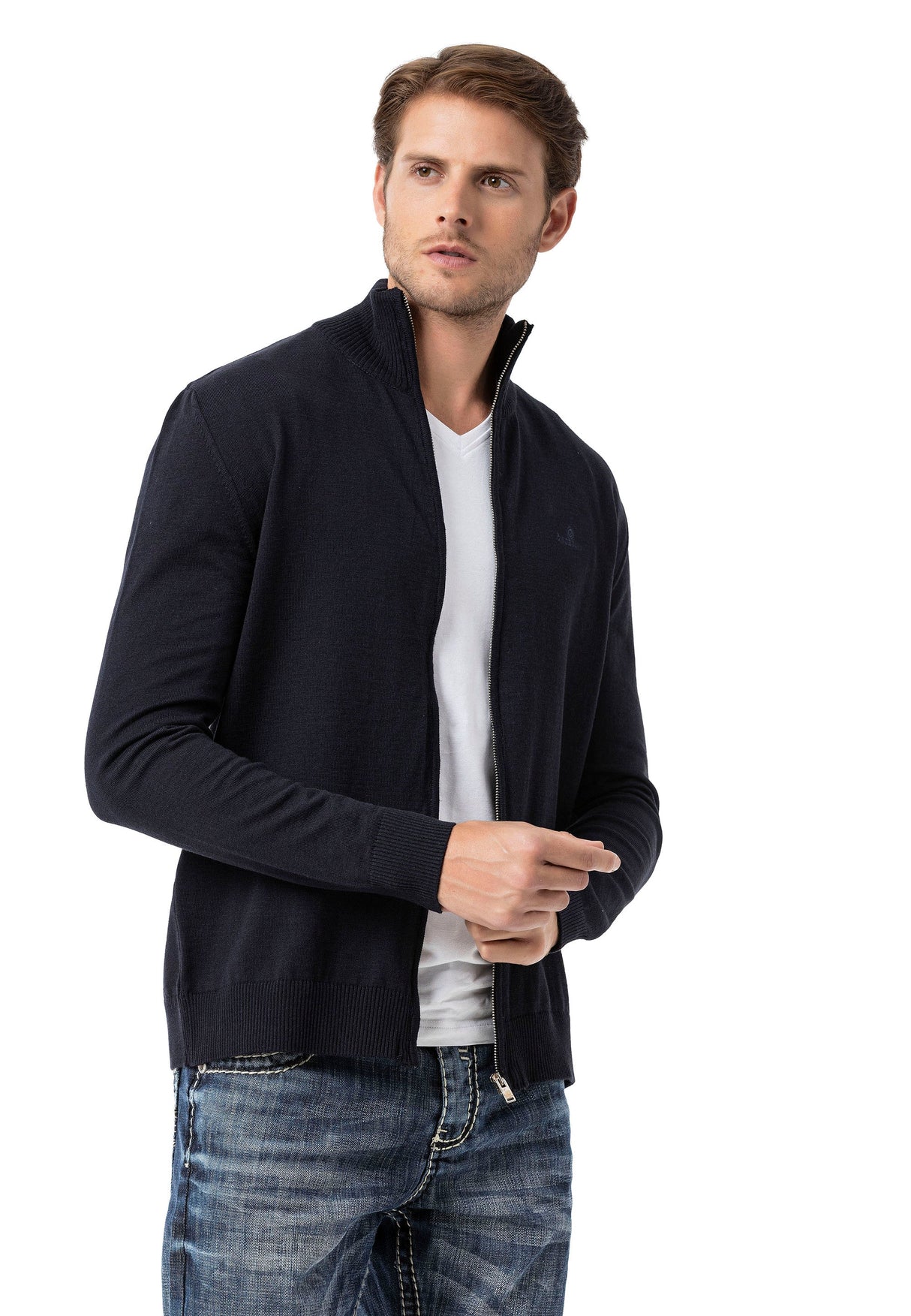 CP282 Men's Cardigan Sweater