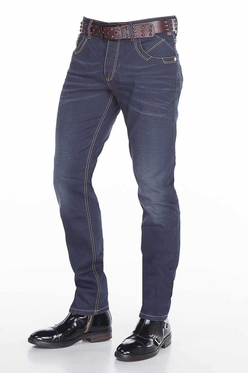 CD381 Men's comfortable jeans with a classic cut