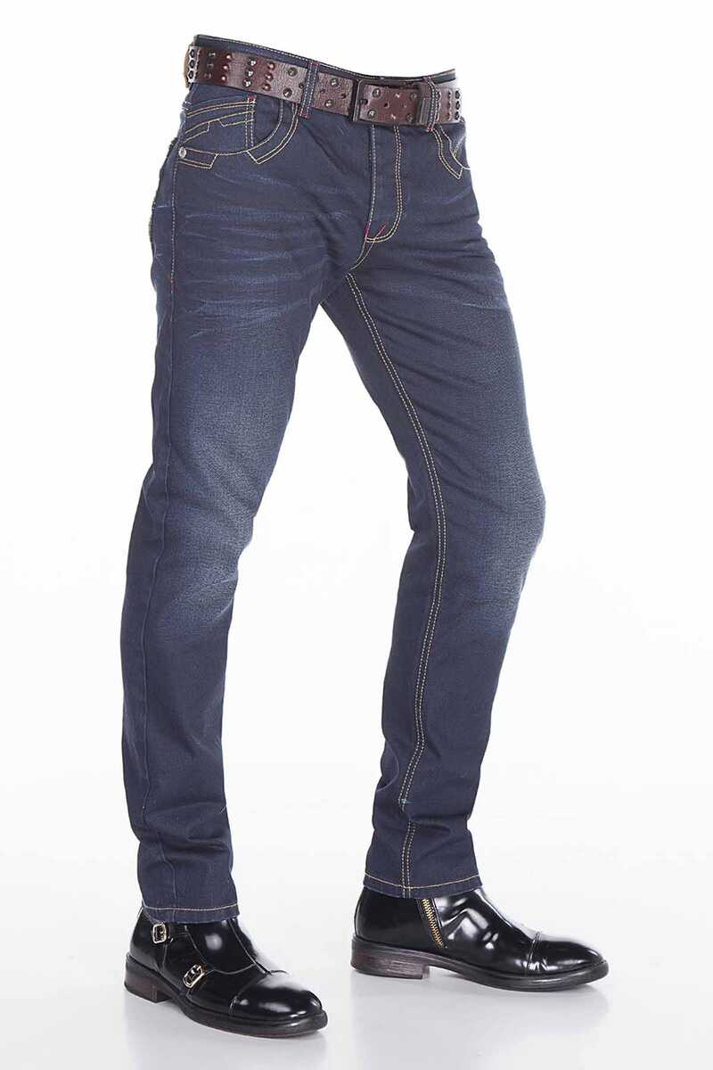 CD381 Men's comfortable jeans with a classic cut