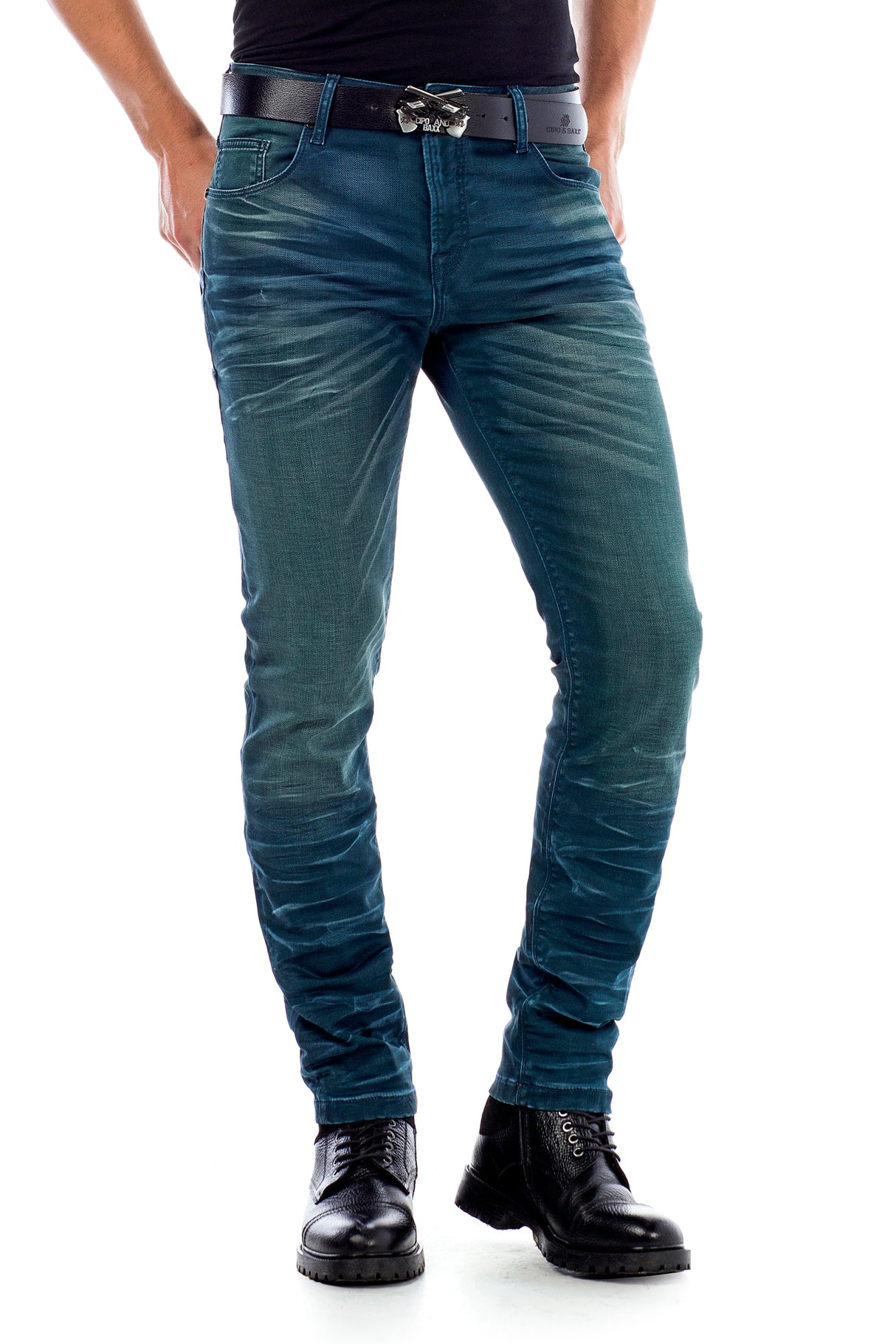 CD492 slim-fit jeans in 5-pocket style