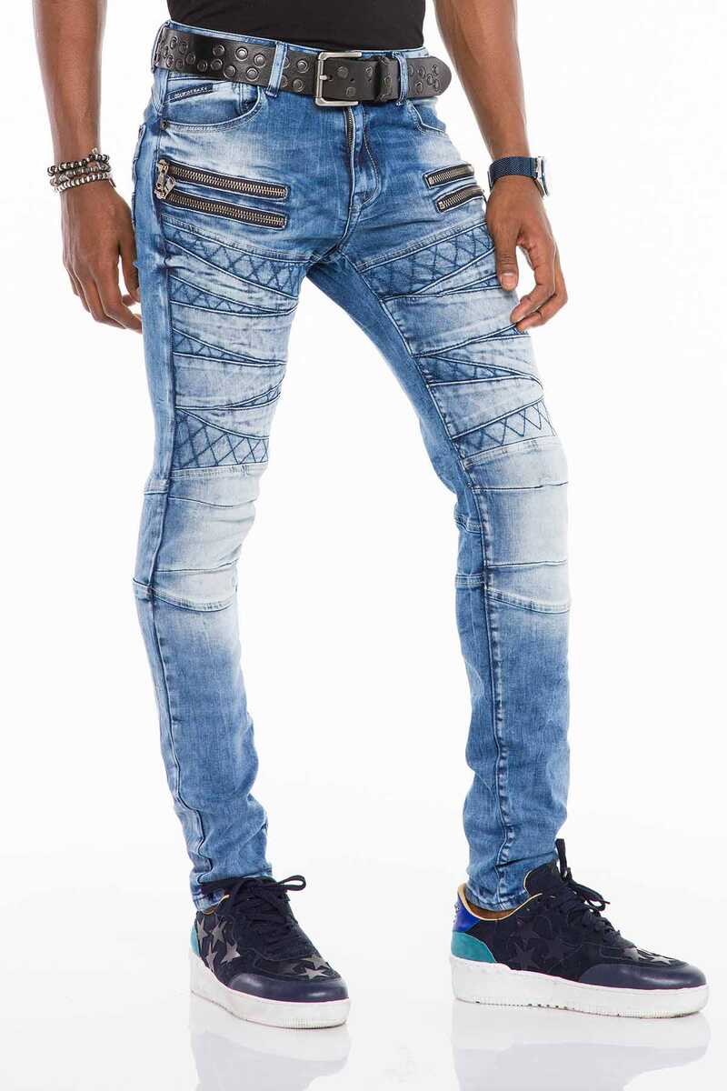 CD505 Men's comfortable jeans in a stylish look with a slim fit