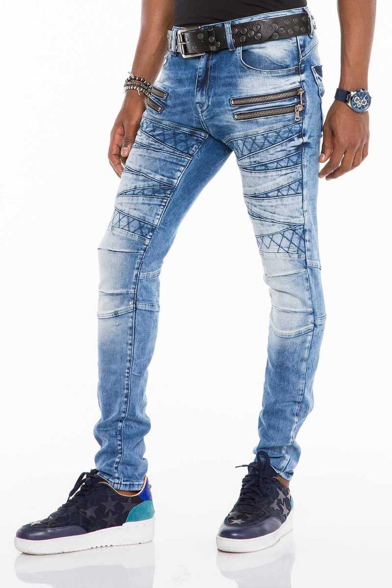 CD505 Men's comfortable jeans in a stylish look with a slim fit