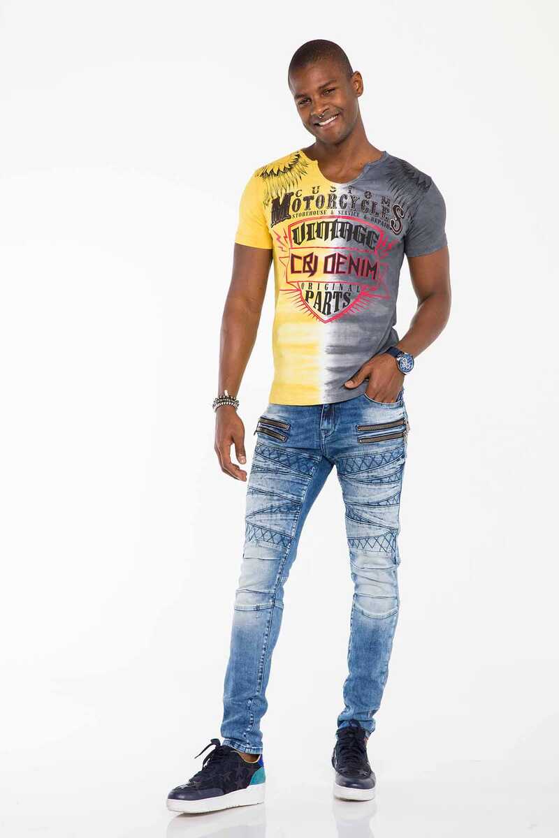 CD505 Men's comfortable jeans in a stylish look with a slim fit