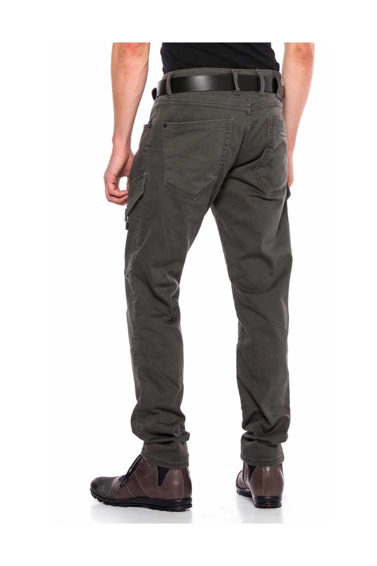CD566 Men's cargo trousers with slanted cargo pockets