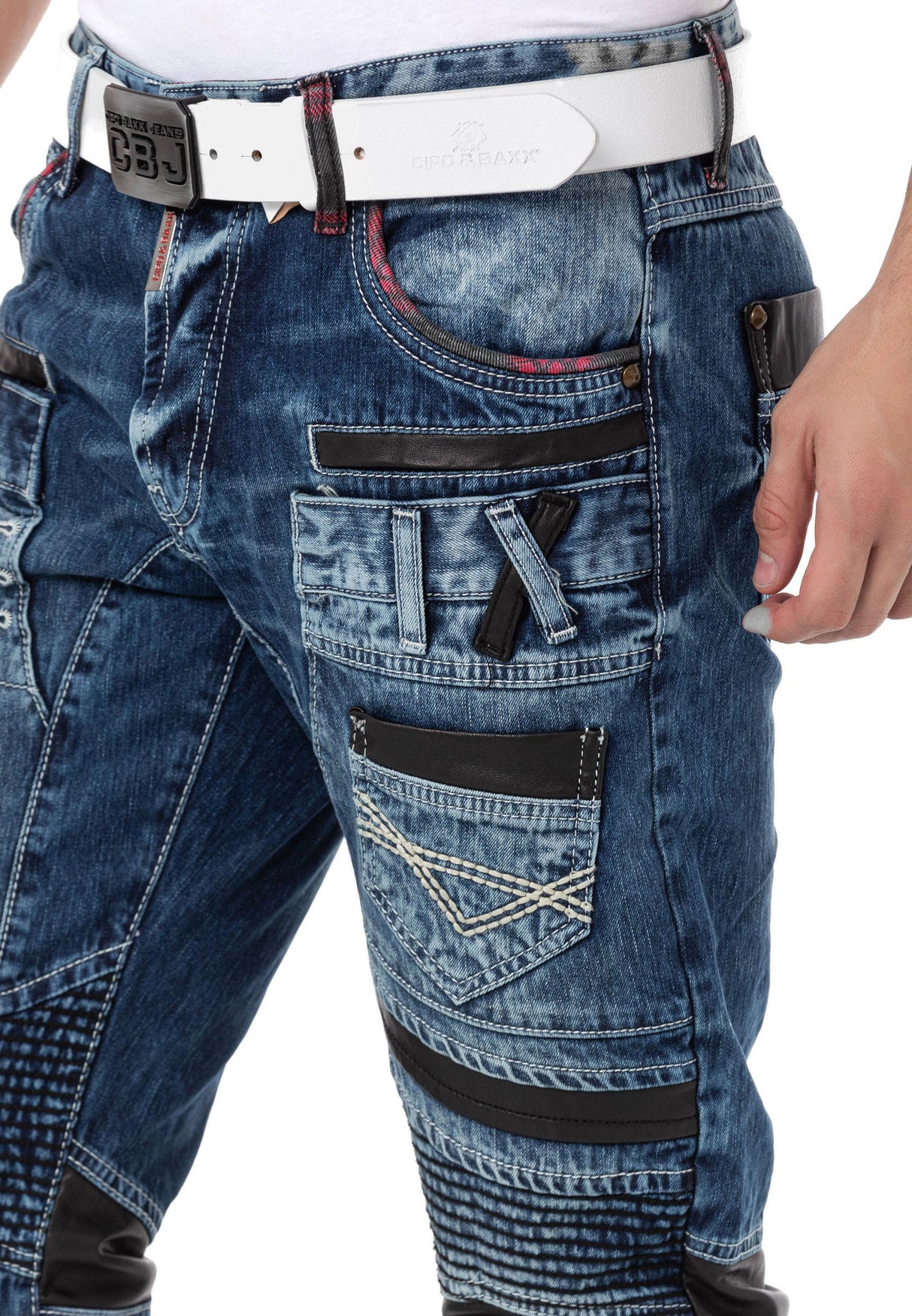 CD637 Men's comfortable jeans in a cool look