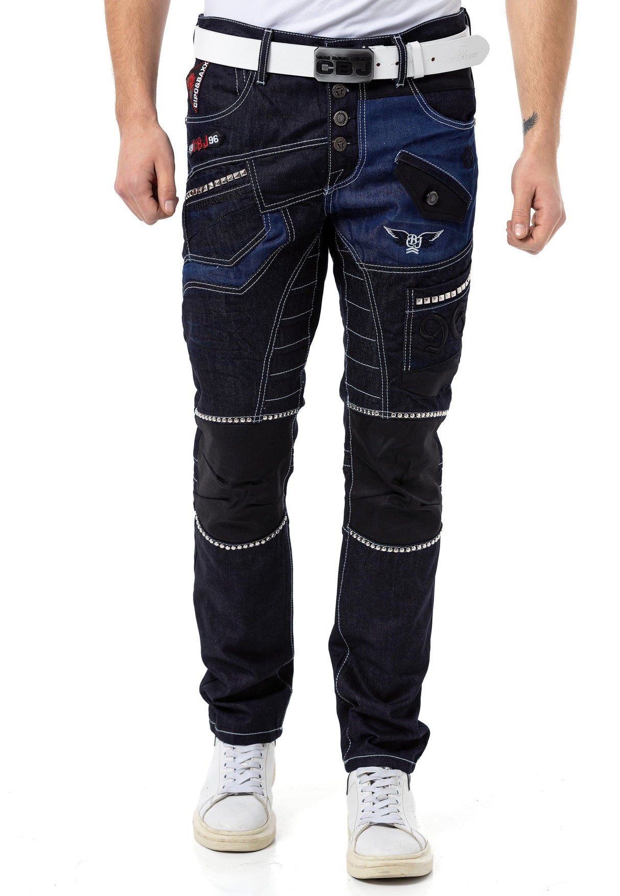 CD639 Men's Straight Fit Jeans in a stylish design