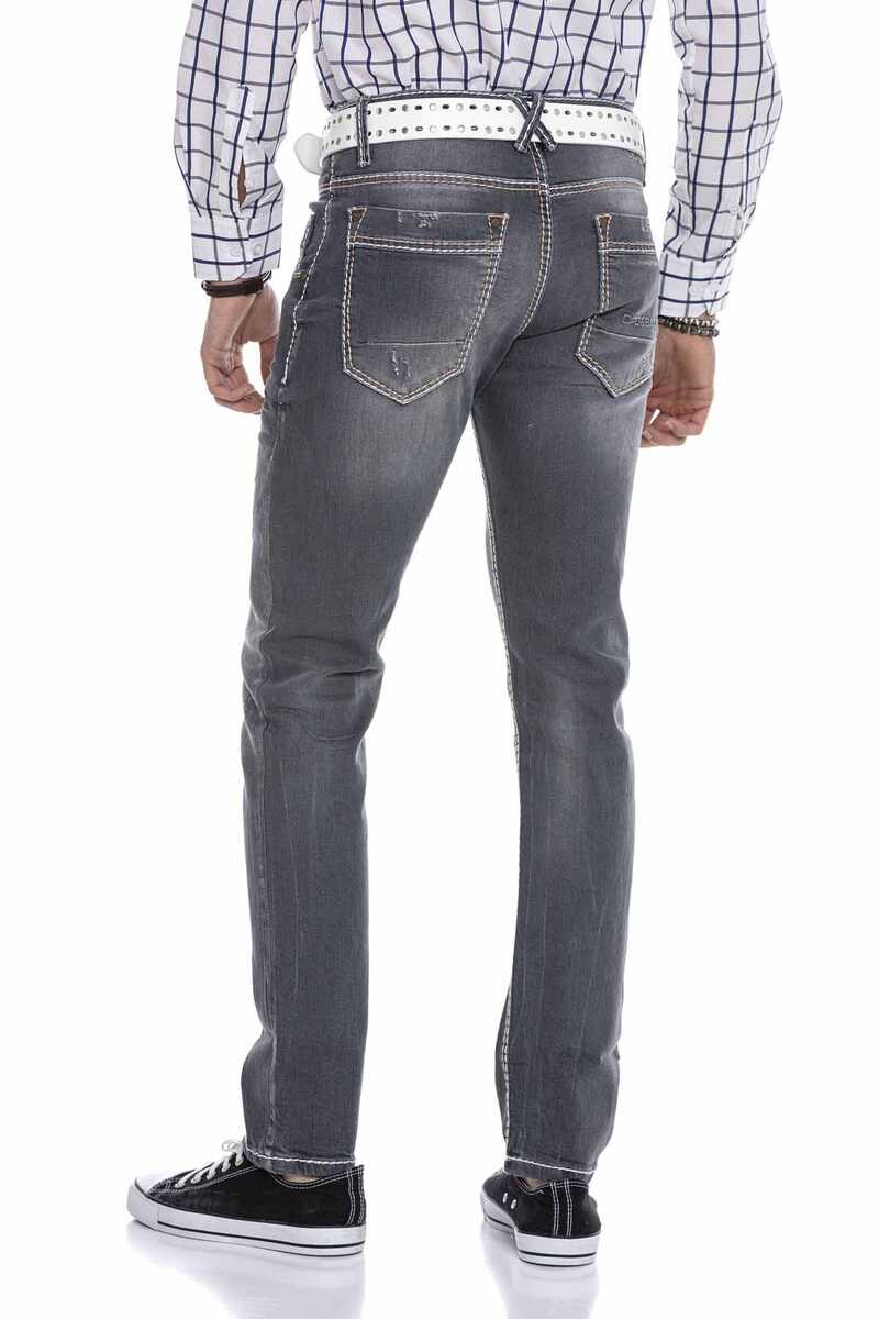 CD668 Men's comfortable jeans in a modern straight fit