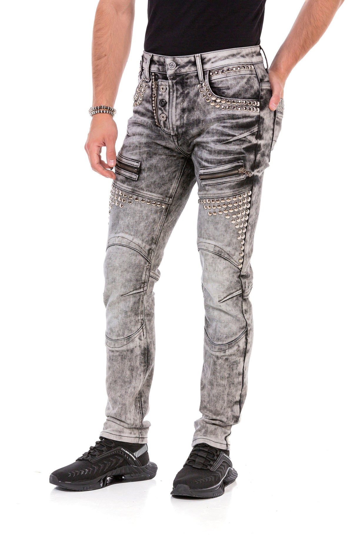 CD732 Men's Comfortable Jeans in an Extravagant Look