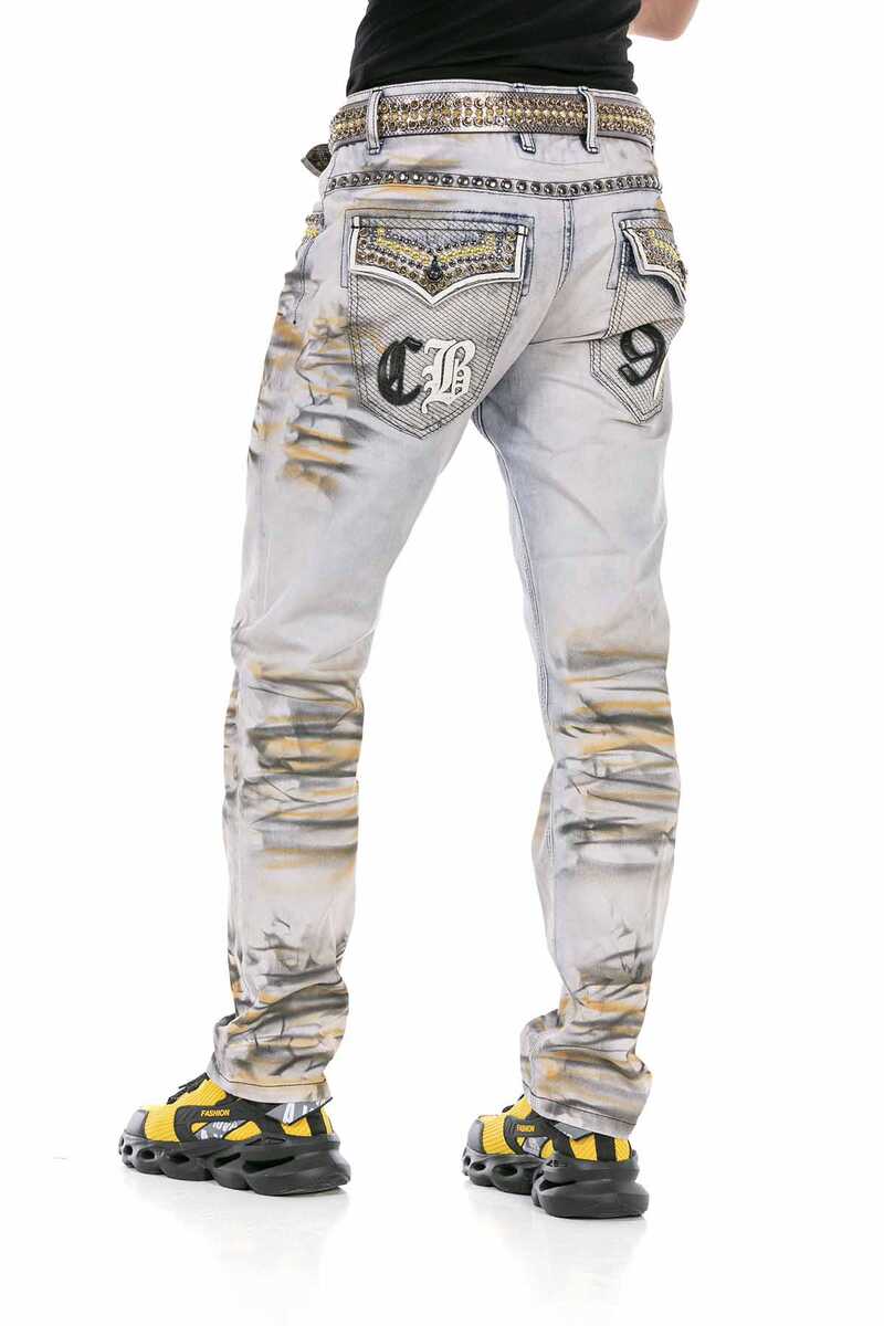 CD733 Men's Comfortable Jeans in an Extravagant Look