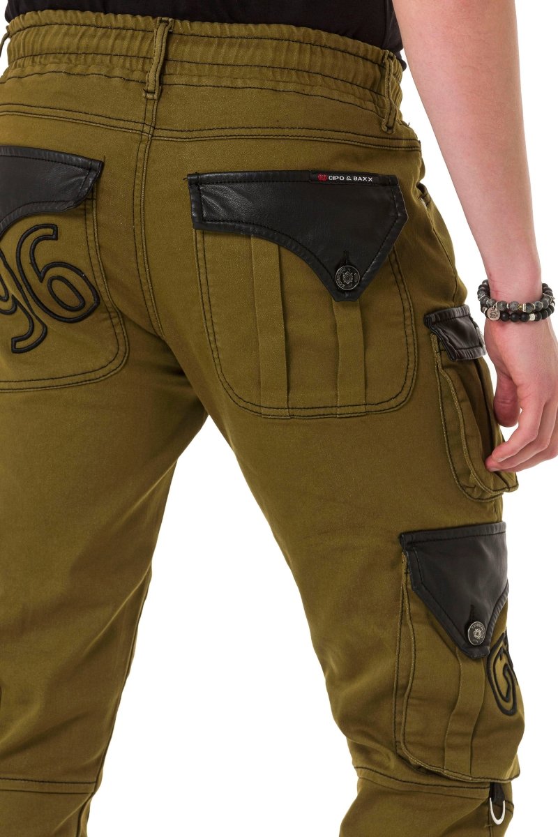 CD790 men's straight jeans in a designer look