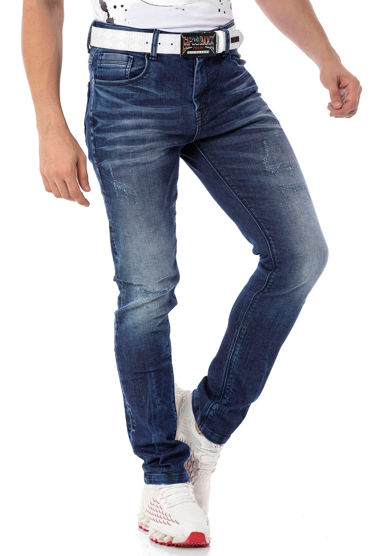 CD806 men's straight fit jeans