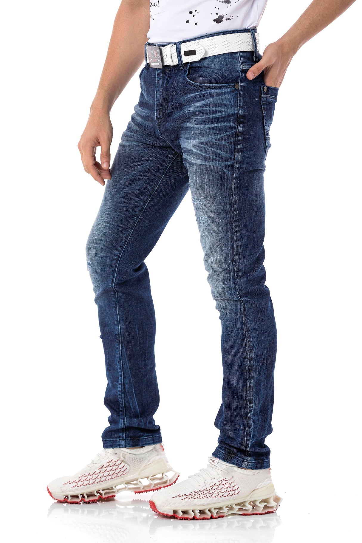 CD806 men's straight fit jeans