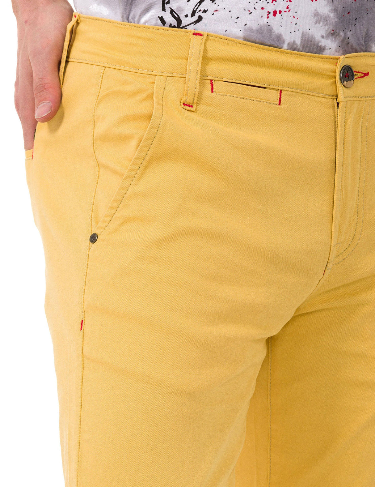 CD842 Men's Jeans – Stylish Regular Fit Denim with striking details
