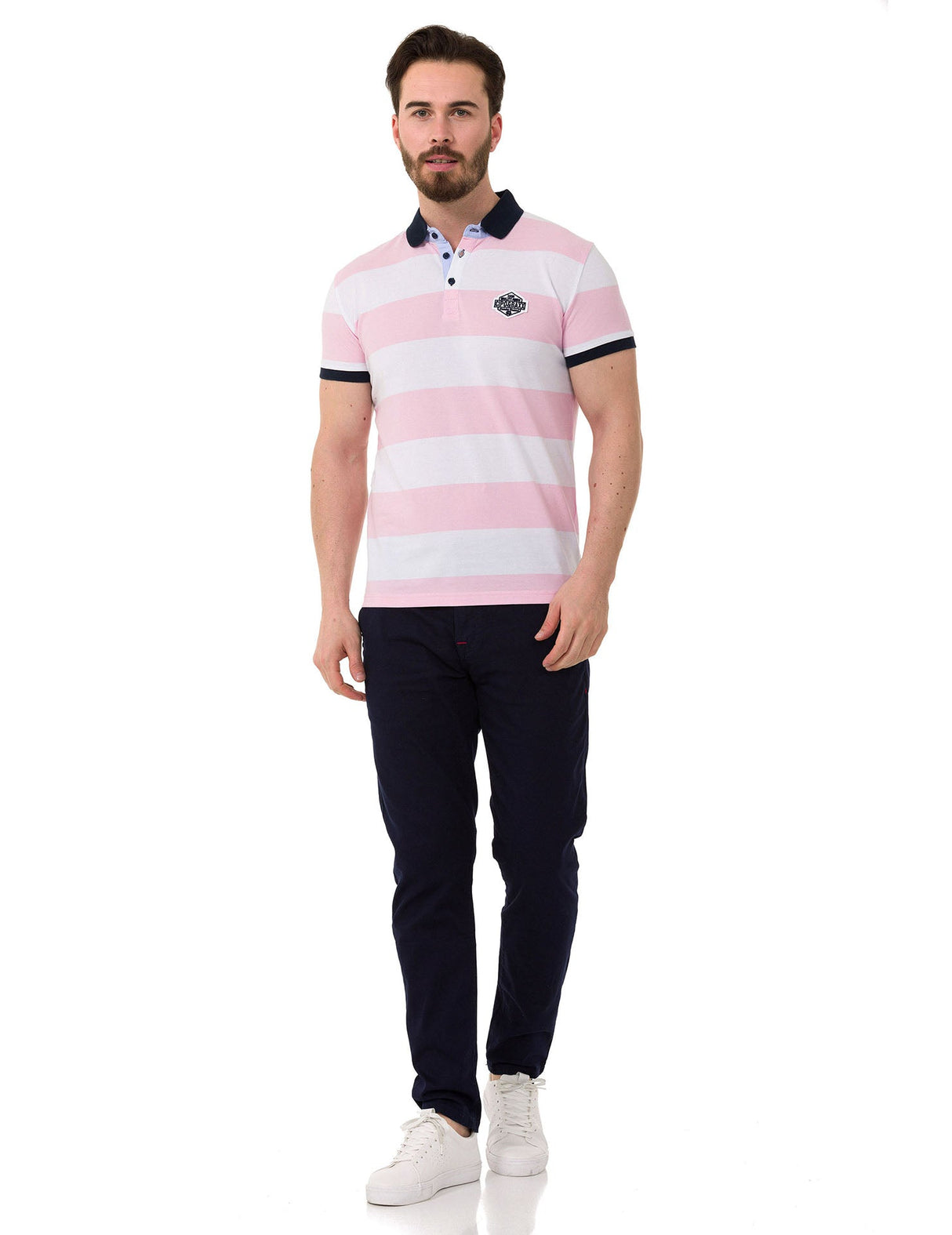 CD842 Men's Jeans – Stylish Regular Fit Denim with striking details