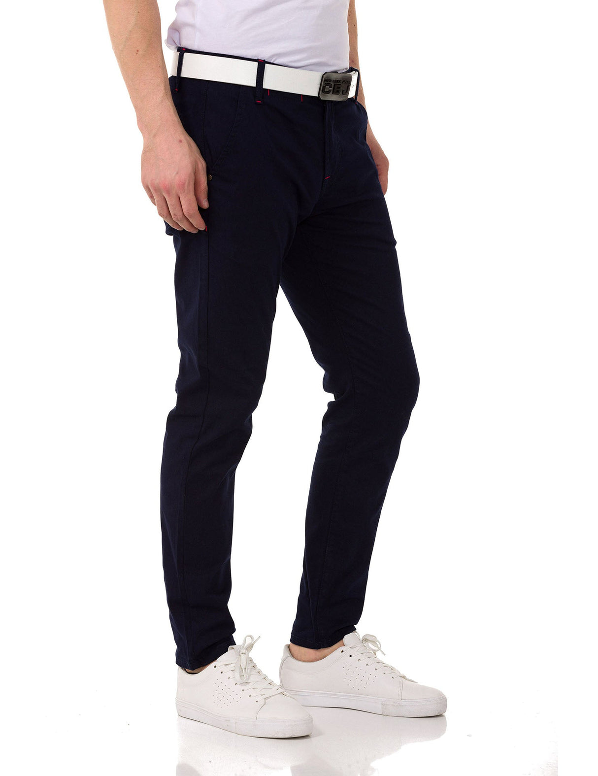 CD842 Men's Jeans – Stylish Regular Fit Denim with striking details
