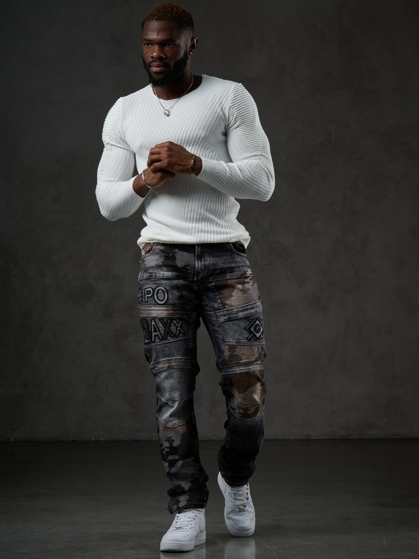 CD859 Men's Jeans in a unique look