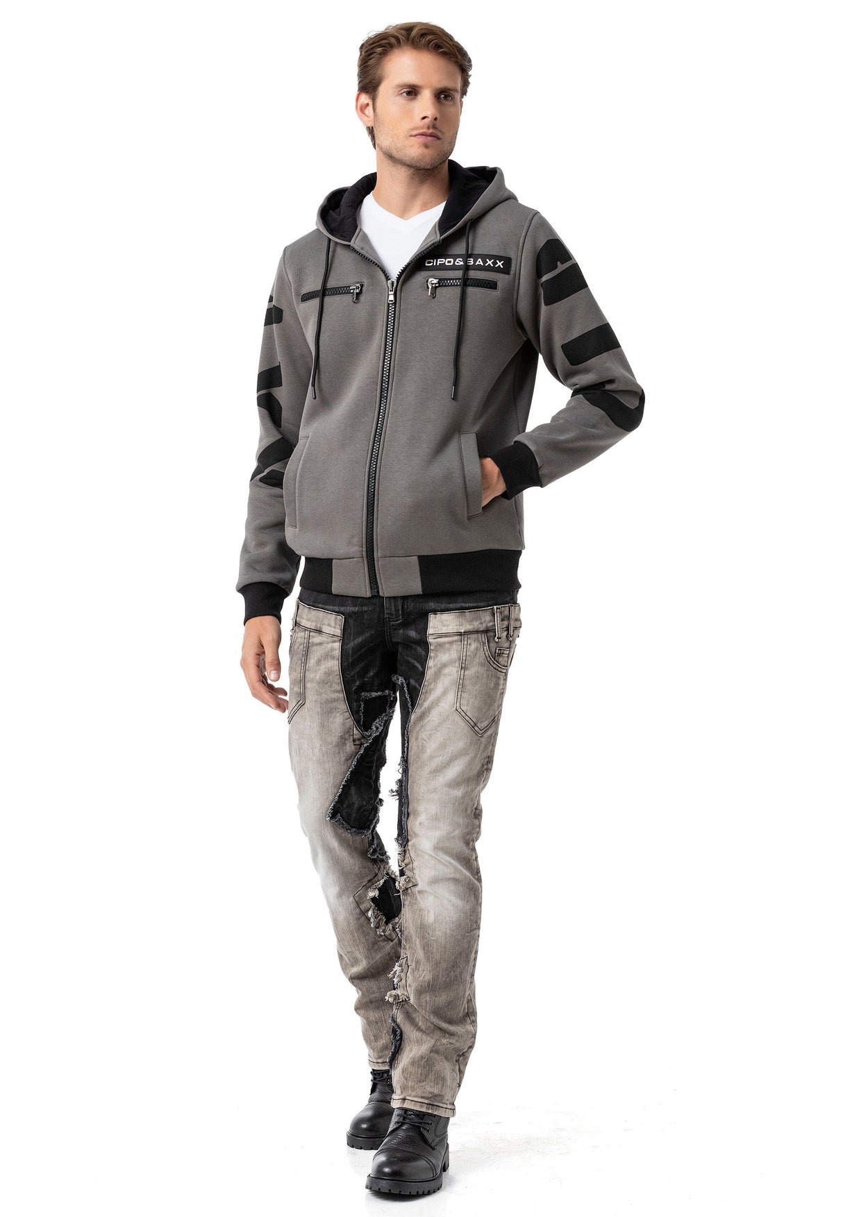 CD875 Men's Jeans – Urban style with striking details and straight fit