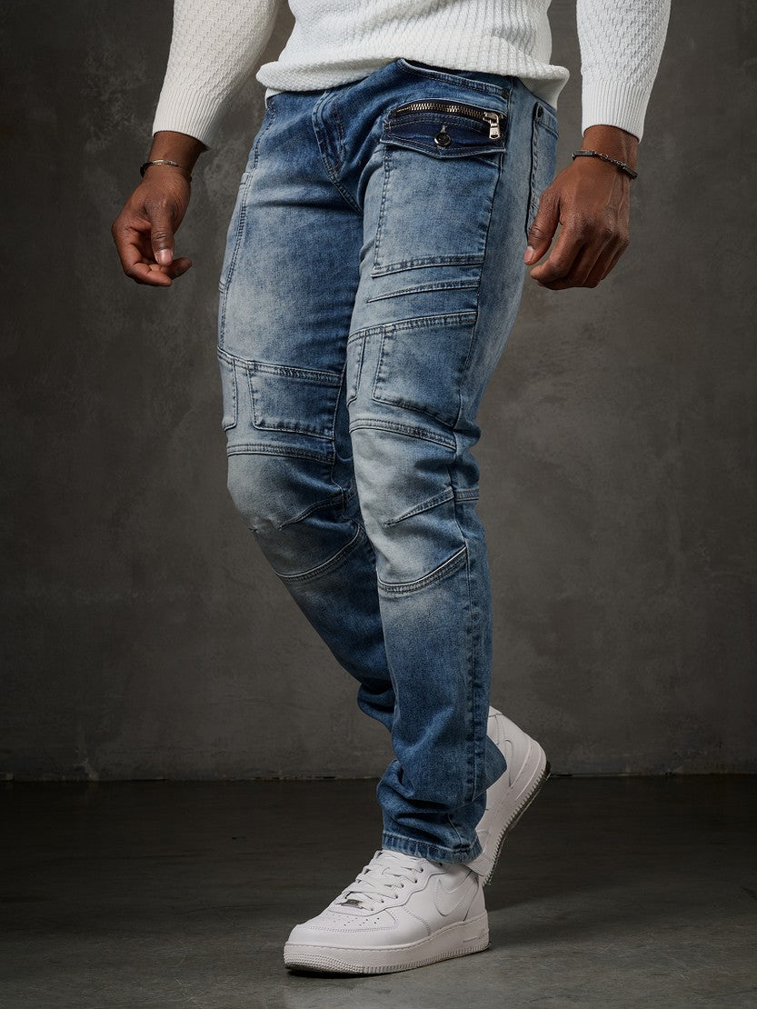 CD899 Men's Slim Fit Jeans – Stylish & Comfortable