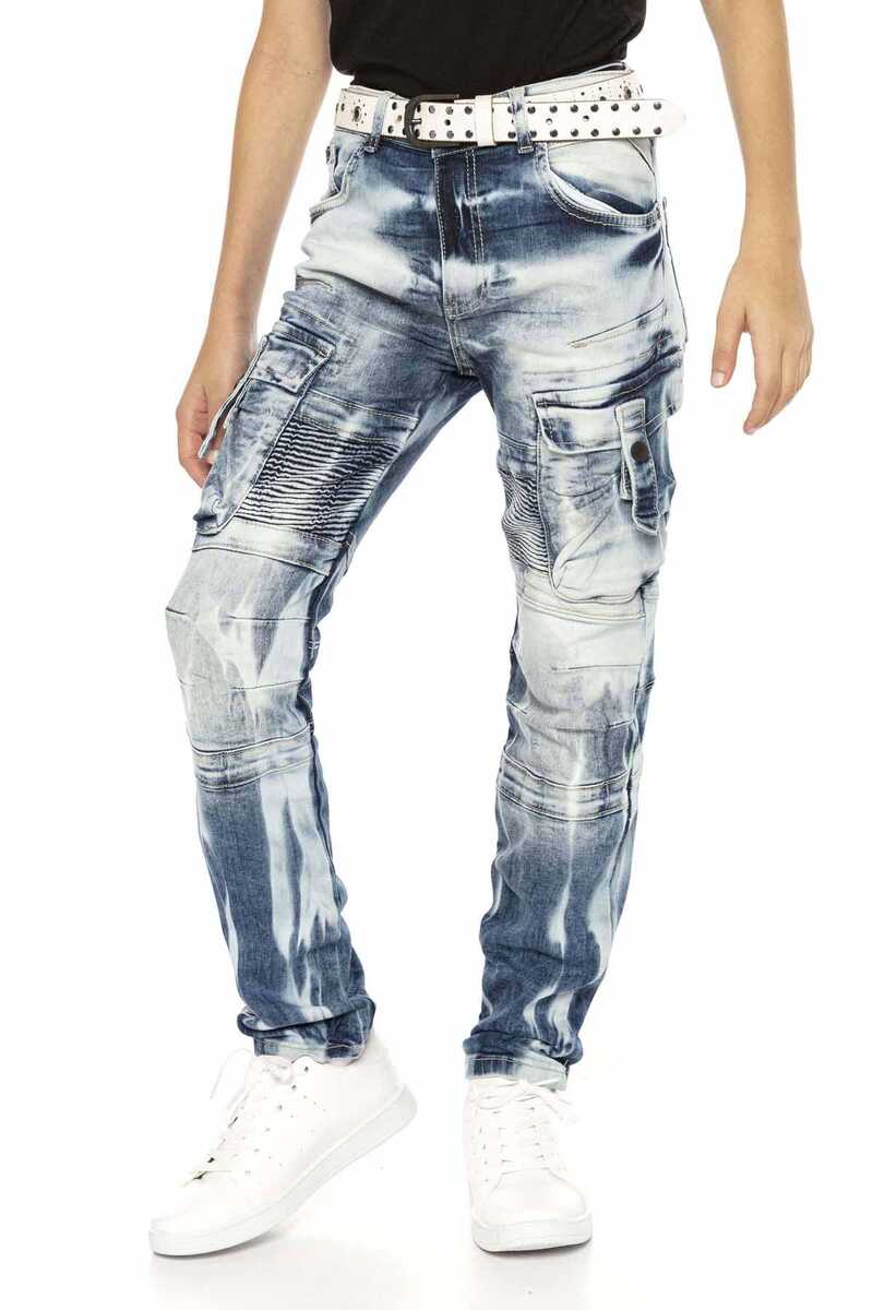 CDK103 BLUE BOYS' JEANS REGULAR FIT
