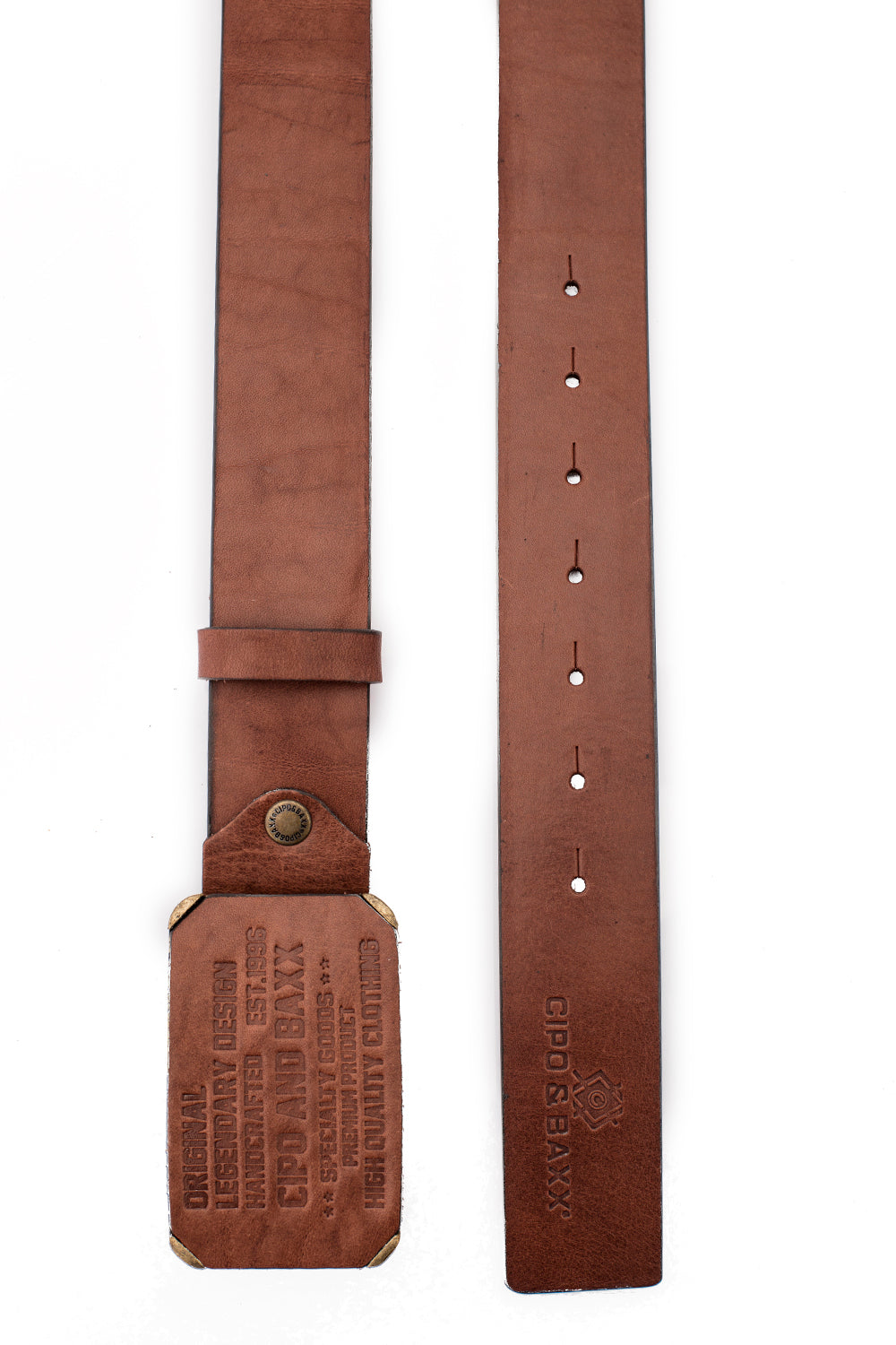 CG154 Men's leather belt with great buckle