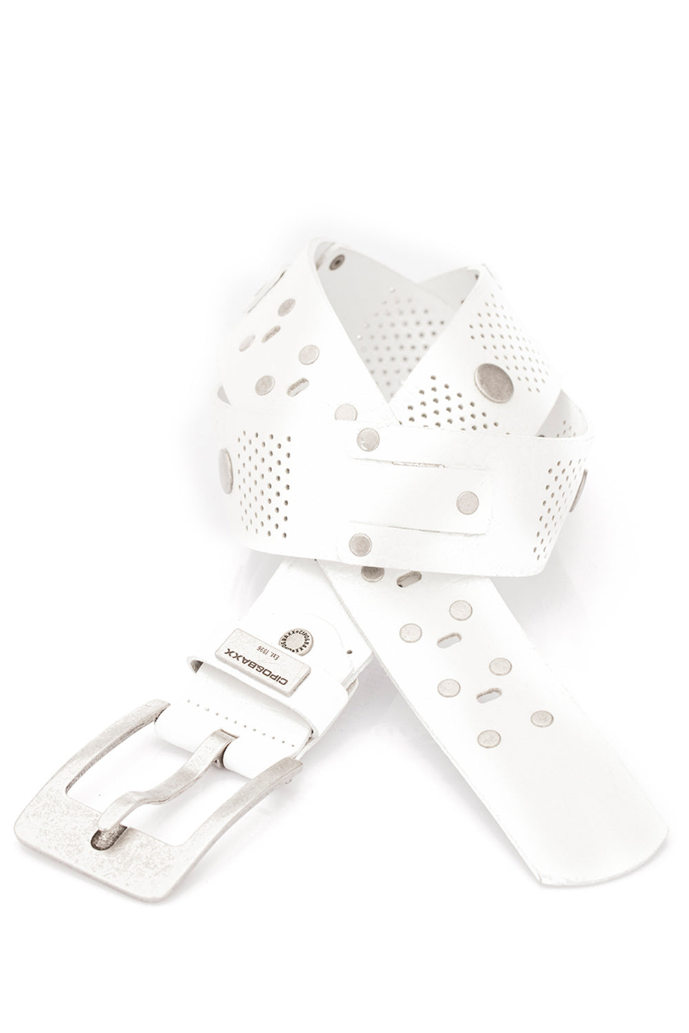 CG158 Men's leather belt with cool studs