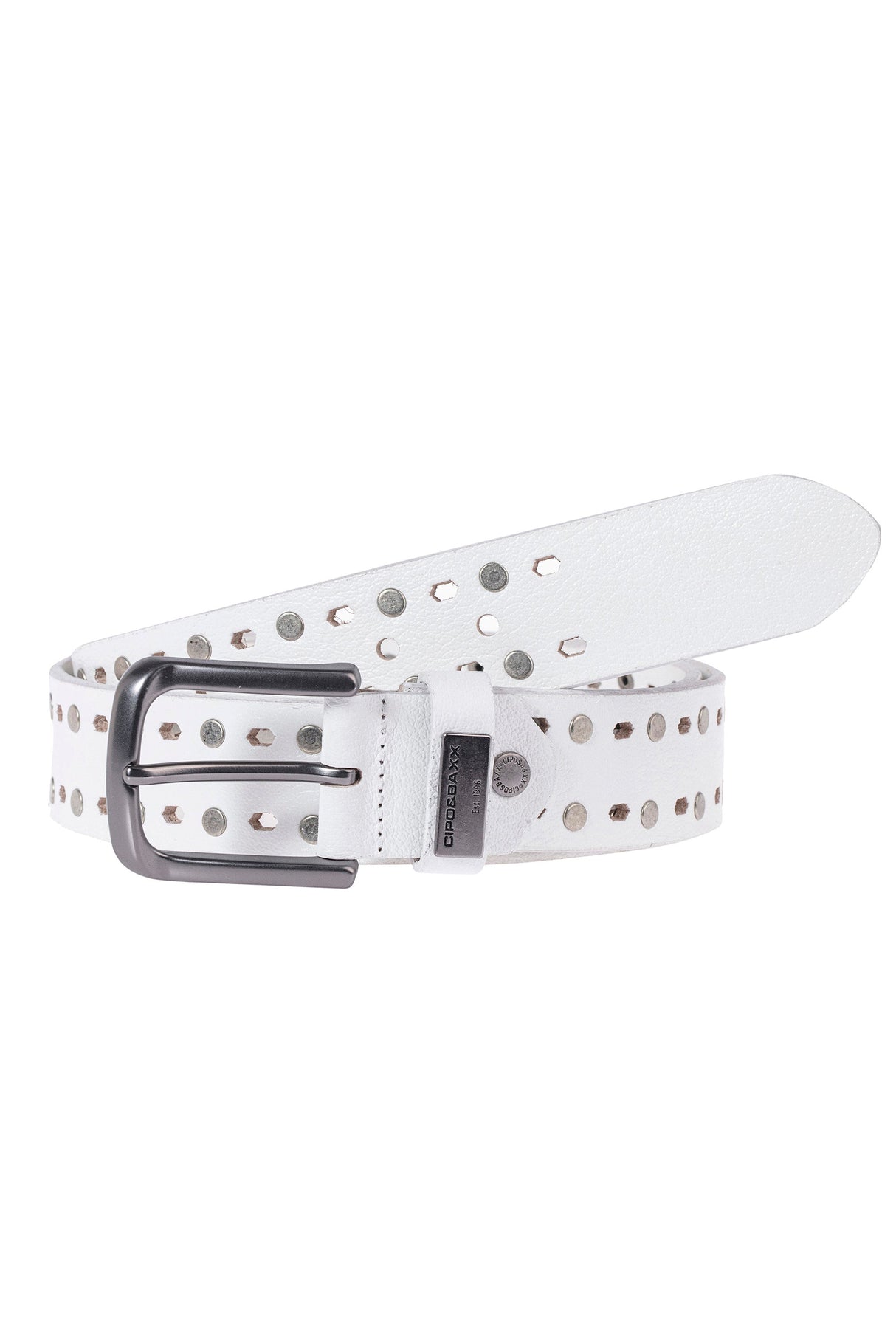 CG180 Men's Leather Belt with Cool Studs