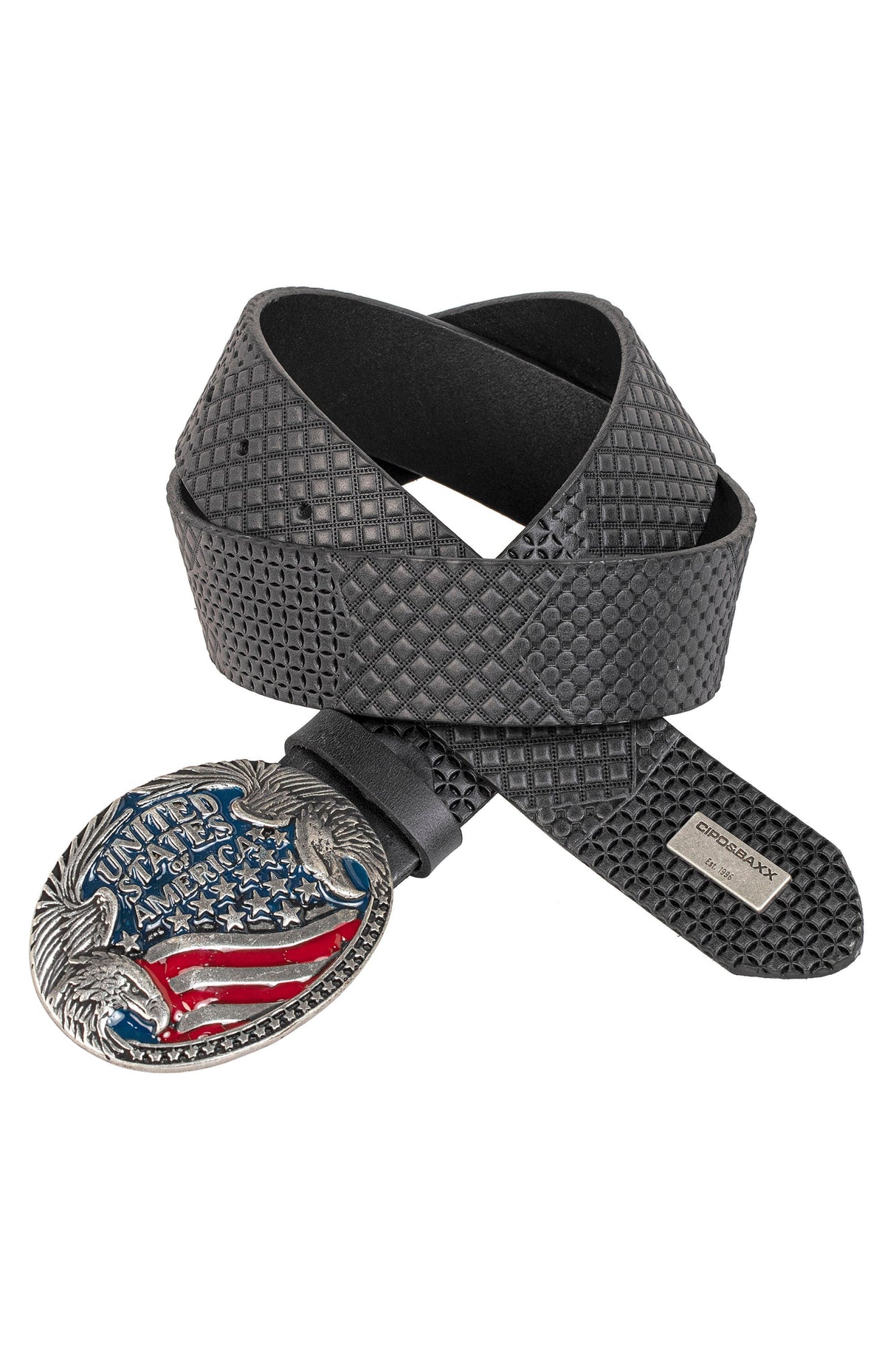 CG197 Men's Leather Belt Casual Look