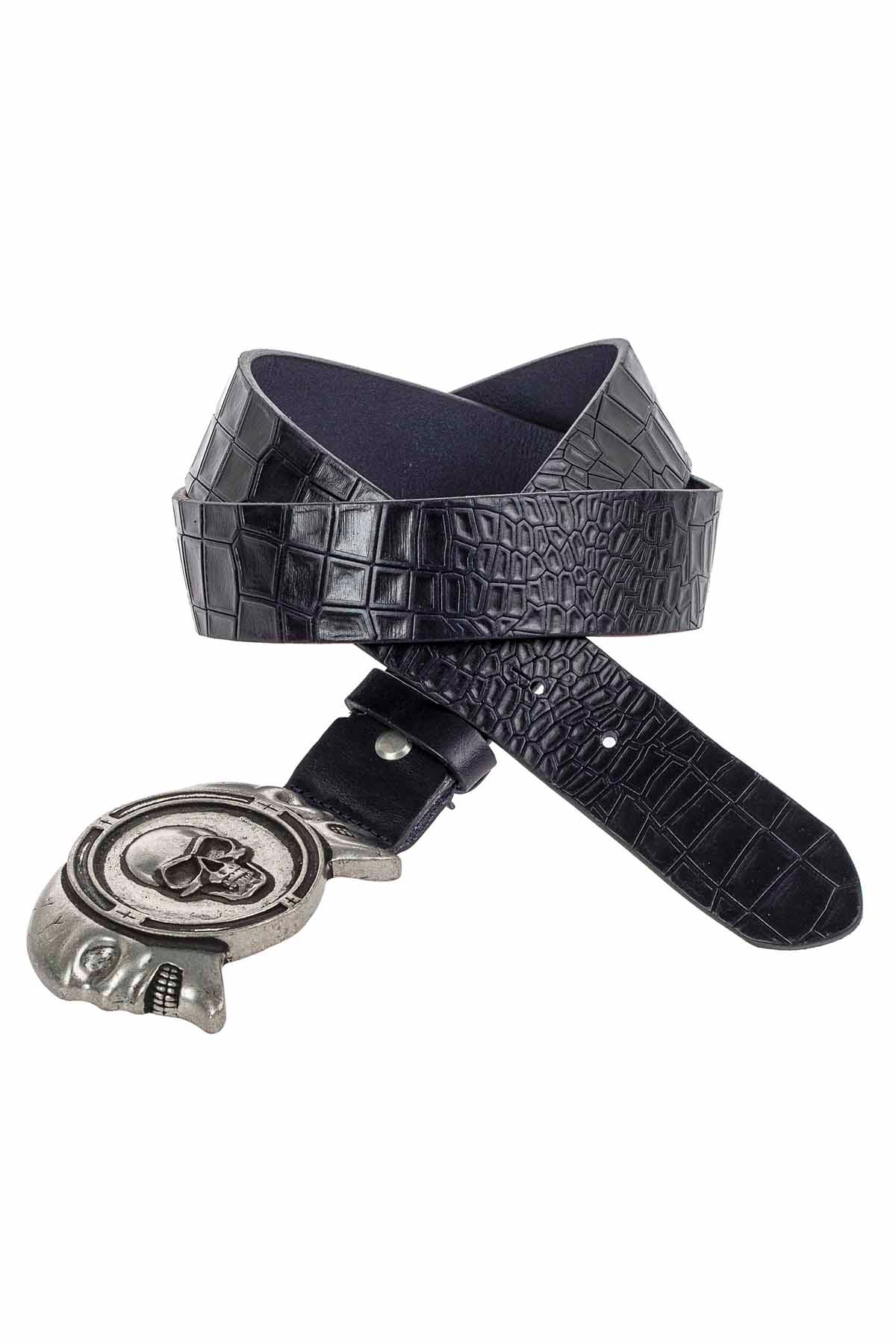 CG198 Men's belt with cool skull design