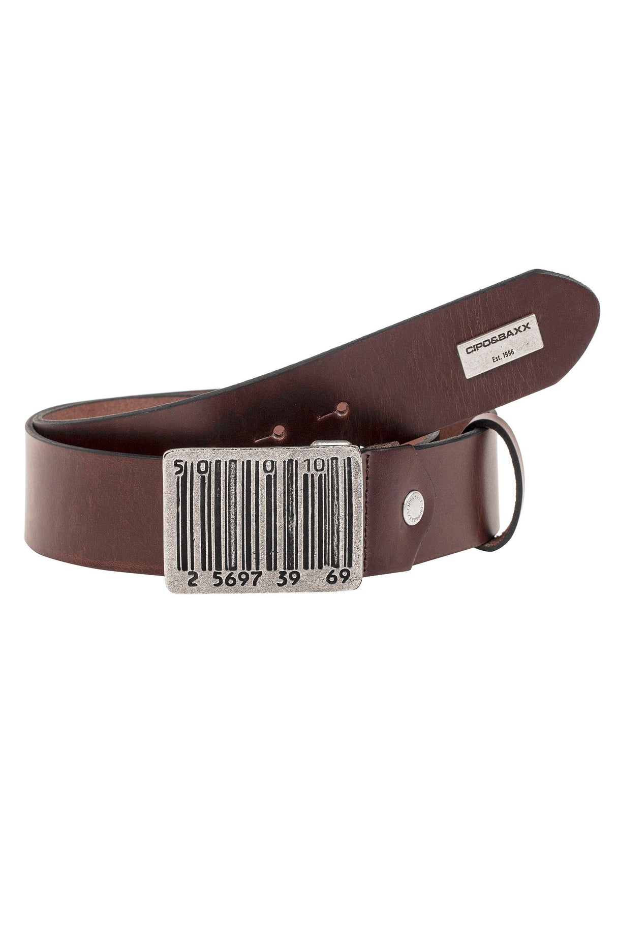 CG201 Men's Belt with Barcode Buckle