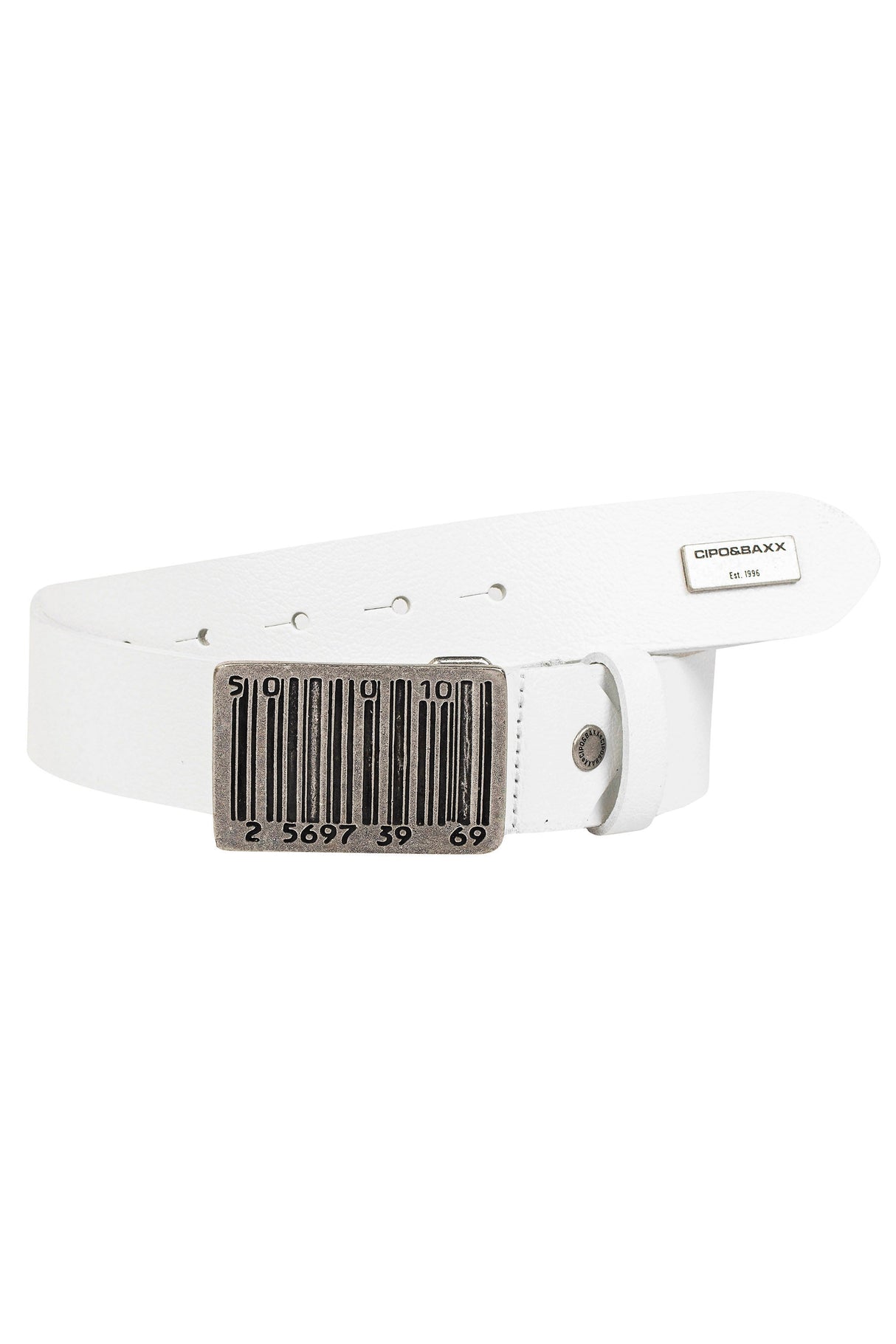 CG201 Men's Belt with Barcode Buckle