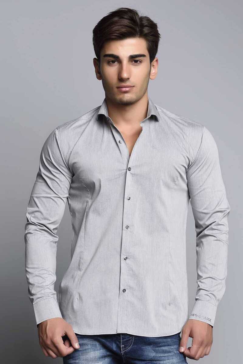CH113 Men's long-sleeved shirt in a classic cut