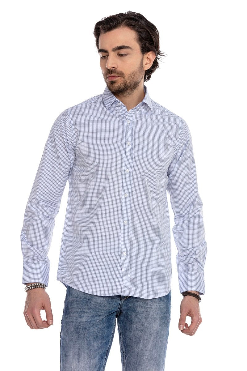 CH176 Men's business shirt with classic shirt collar