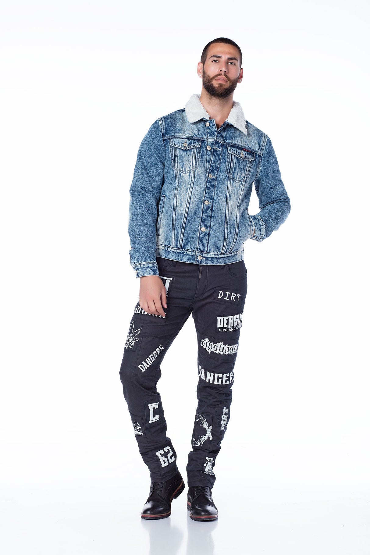 CJ136 Blue Men's Jacket