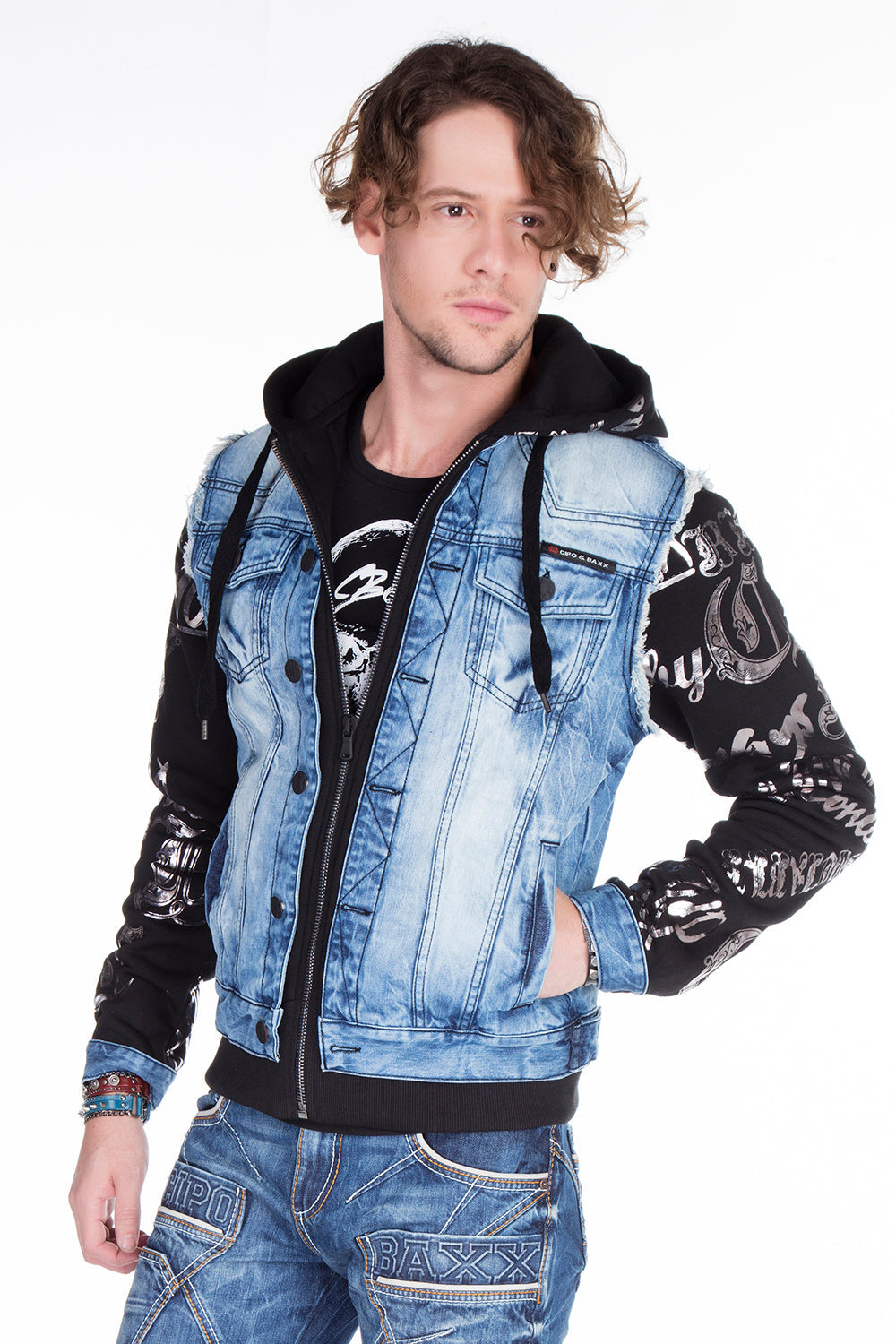 CJ181 Blue Men's Jacket