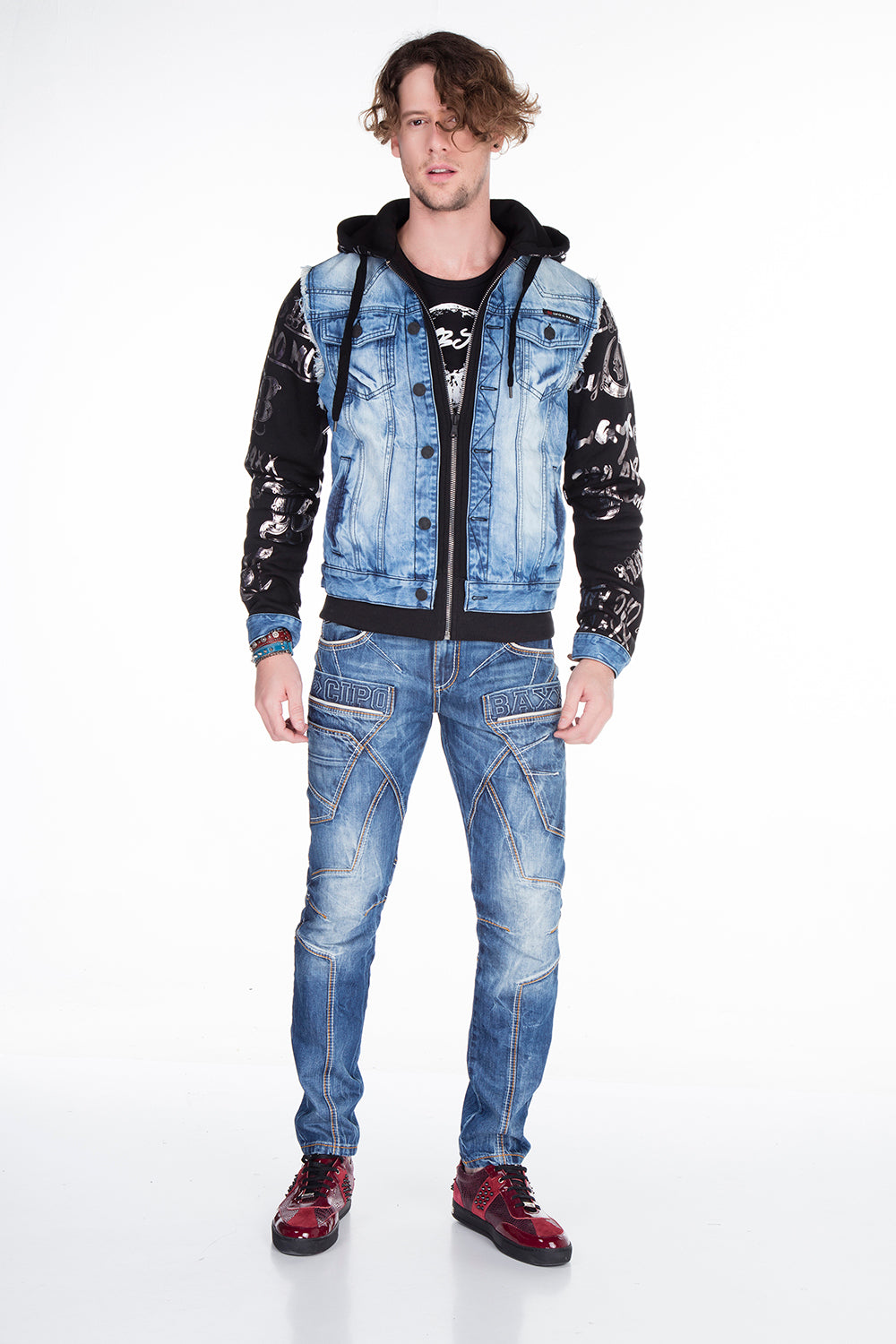 CJ181 Blue Men's Jacket