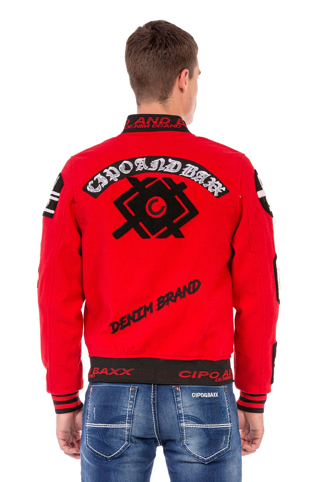 CJ274 Men's Transitional Jacket – College Spirit meets Creative Knitting