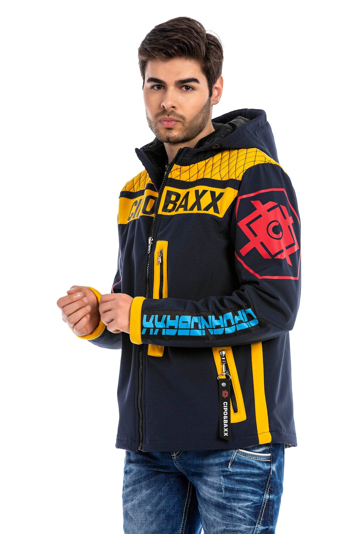 CJ276 Navy Blue Men's Jacket