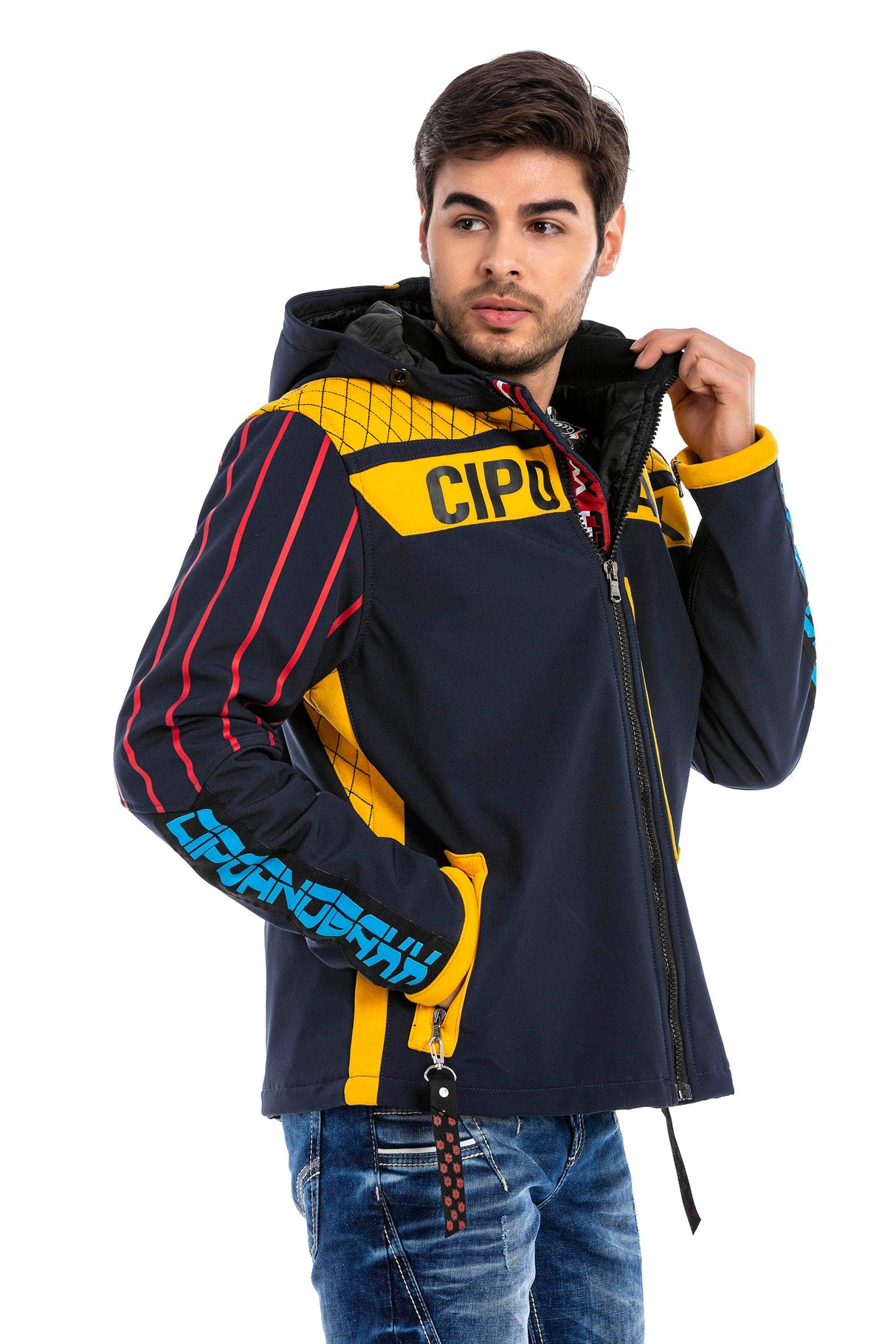CJ276 Navy Blue Men's Jacket