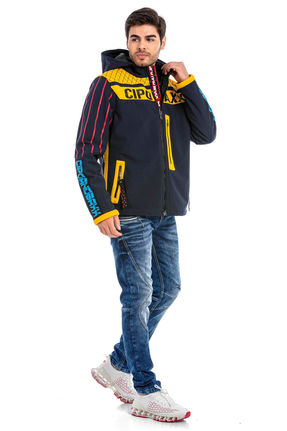 CJ276 Navy Blue Men's Jacket