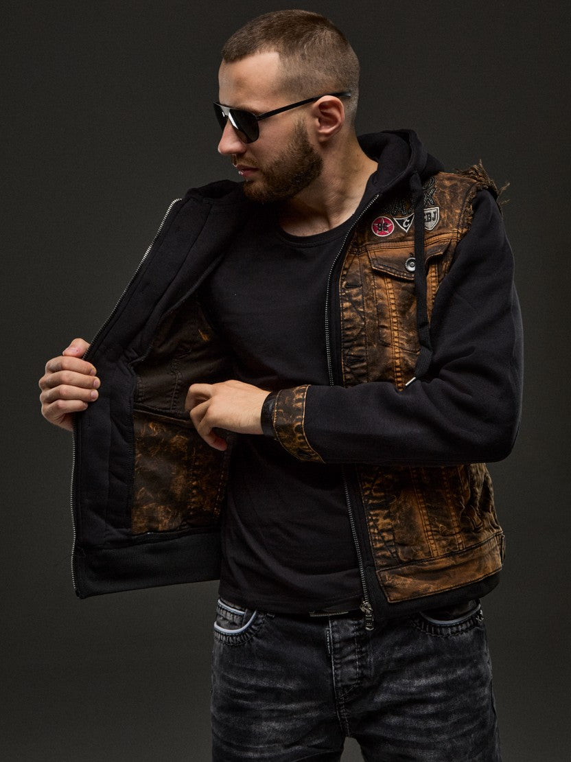 CJ287 Men's Jacket with Hood in a Cool Look