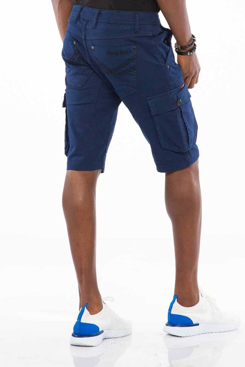 CK188 Men's Capri Shorts with Cargo Pockets