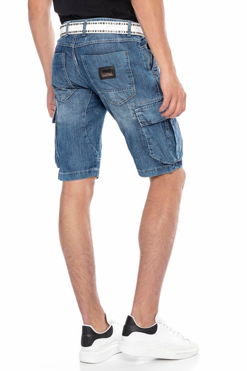 CK215 Men's Capri Shorts with Cargo Pockets