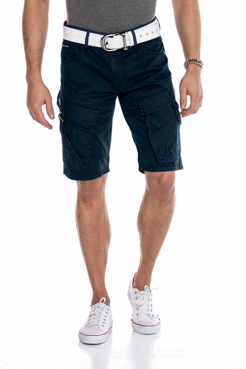 CK229 Men's Capri Shorts with cool cargo pockets