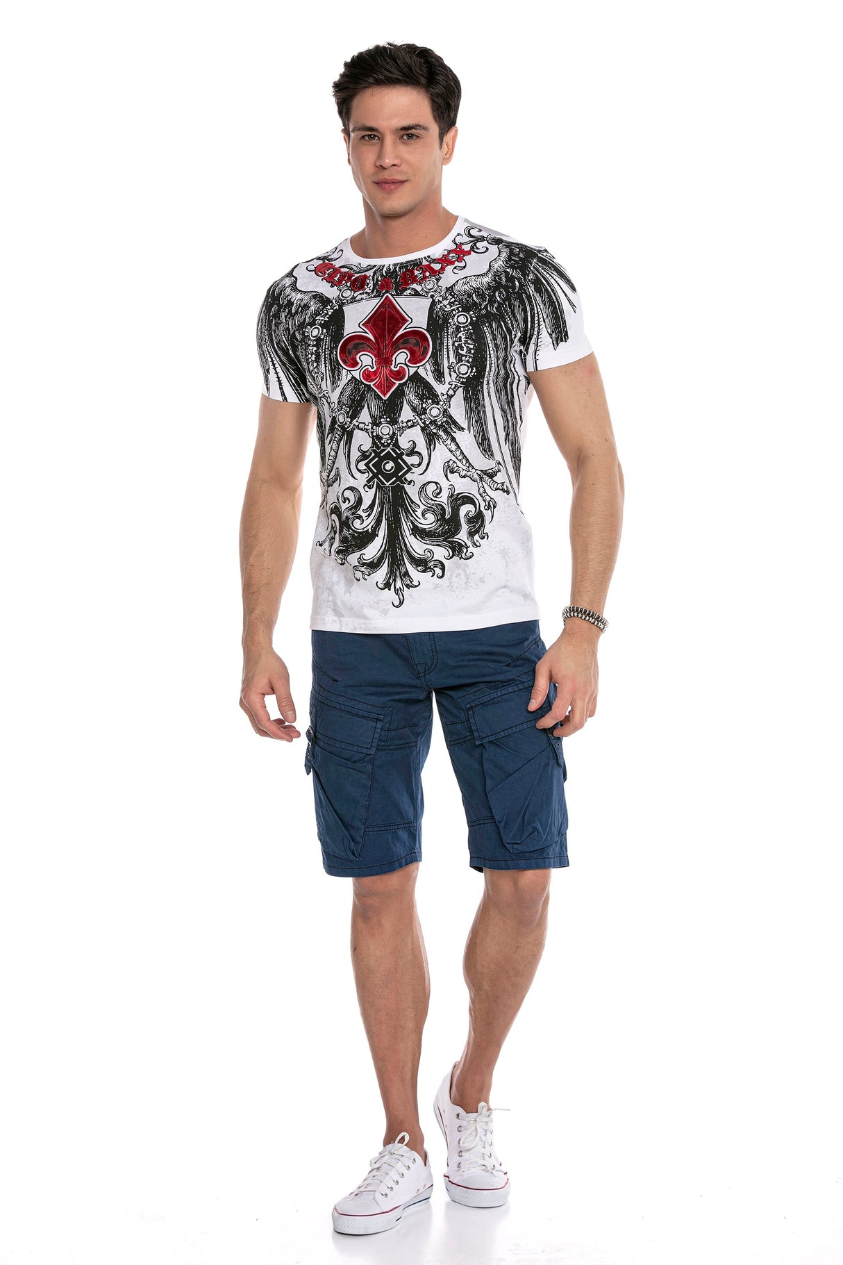 CK229 Men's Capri Shorts with cool cargo pockets