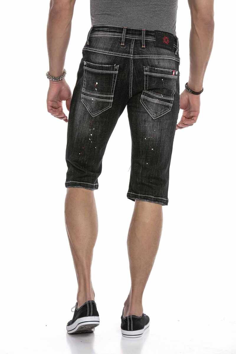 CK241 Men's Capri Shorts with cool cut-outs